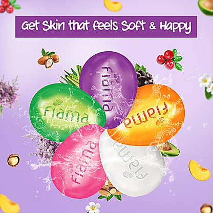 FIAMA Gel bar Celebration Pack, 125g (Buy 4 Get 1 Free) (625 g)