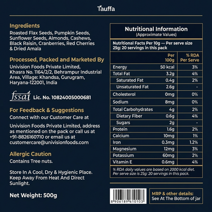 Tauffa Trail Mix 500g