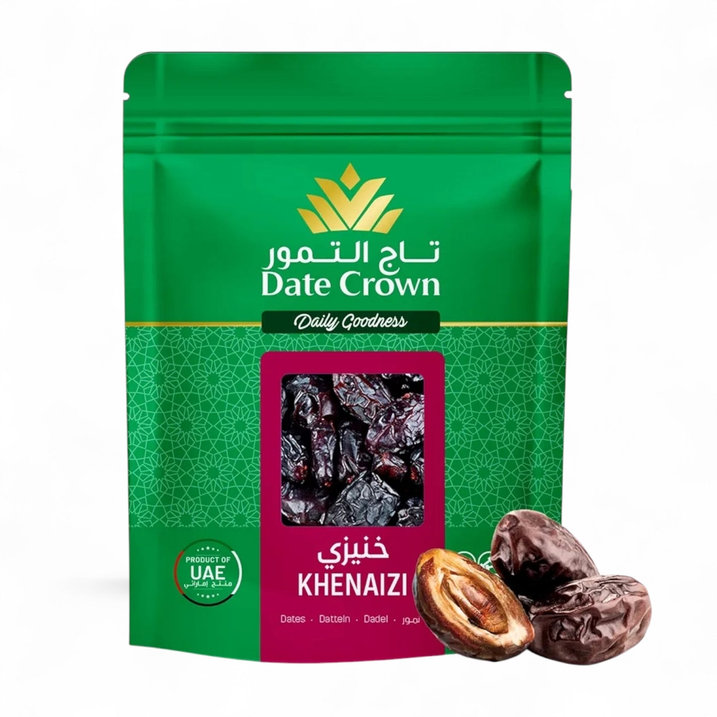Date Crown Premium Khenaizi Dates (500 Gram)