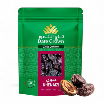 Date Crown Premium Khenaizi Dates (500 Gram)
