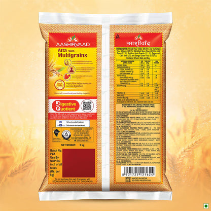 Aashirvaad High Fibre Atta with Multigrains - 5 kg