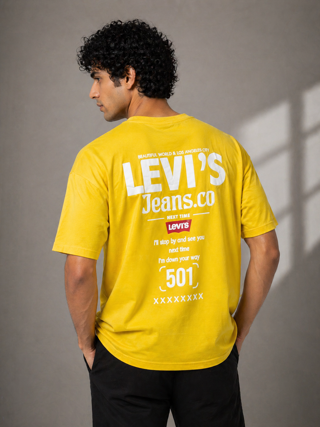 LEVI'S Down Sholder Premium Cotton T-Shirt