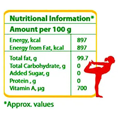 Amul Pure Ghee Jar | Classic & Authentic - 1 pc (500 ml)