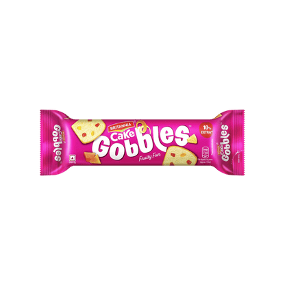 Britannia Gobbles Fruit Slice Cake - 100g