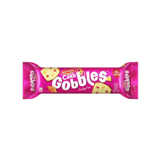 Britannia Gobbles Fruit Slice Cake - 100g