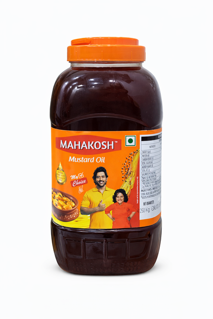 Mahakosh Kachi Ghani Mustard oil (सरसों का तेल) - 5 Ltr