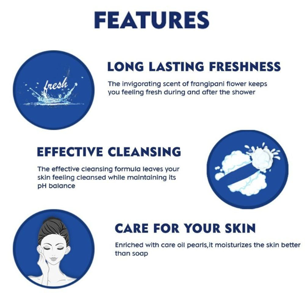 Nivea Shower Gel Frangipani and Oil 250 ml