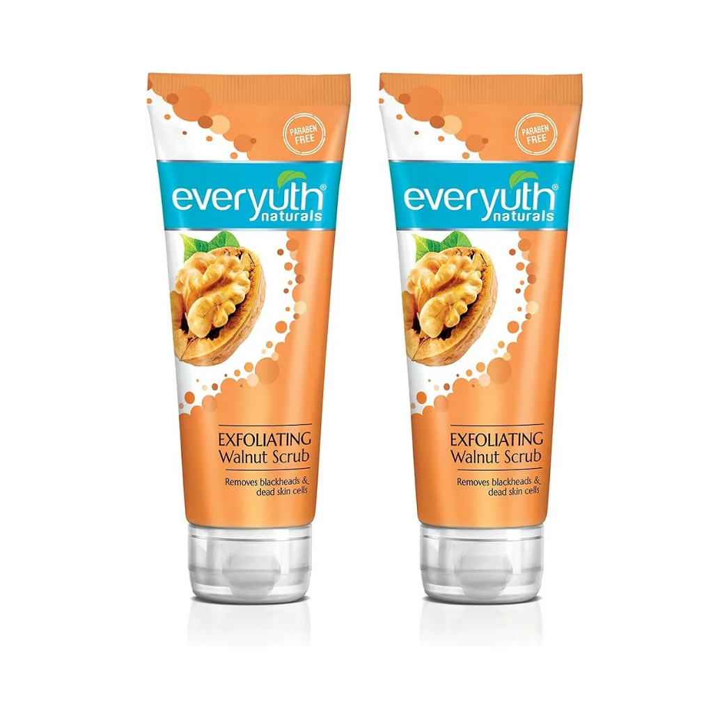 Everyuth Naturals Exfoliating Walnut Scrub - 100 g (Pack of 2)