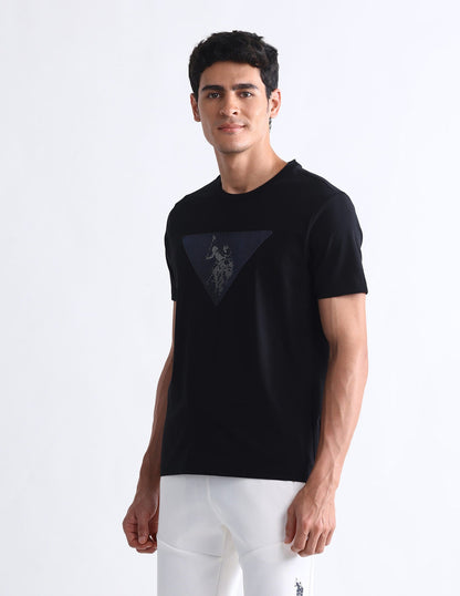 USPA ASSN - Brand Printed Regular Fit T shirt