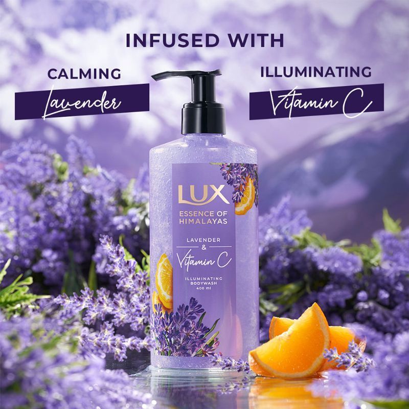 Lux Essence Of Himalayas Lavender & Vitamin C Illuminating Body Wash 400ml