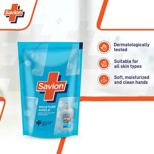 Savlon Moisture Shield Hand Wash, 3x175 ml Pouch