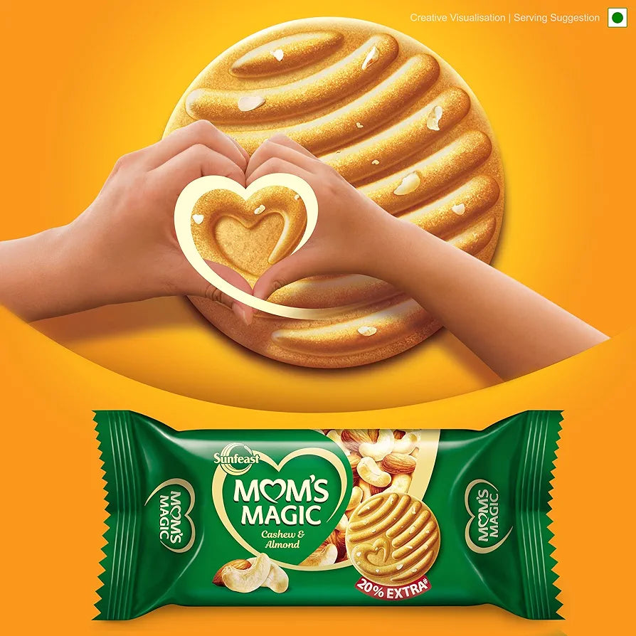 Sunfeast Mom's Magic Cashew & Almond Cookies - 183g