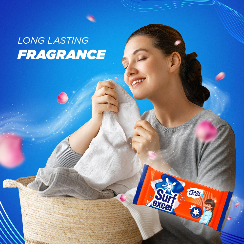 Surf Excel Stain Eraser Detergent Bar (4 x 200 g)