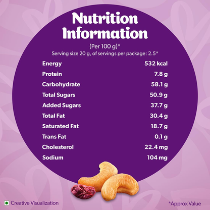 Cadbury Dairy Milk Silk Valentine Fruit & Nut Chocolate Bar - 51g