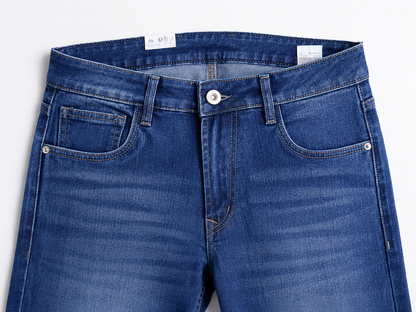 Levis Mens 505 Mid Rise Straight Fit Cotton Stretch Blend Jeans