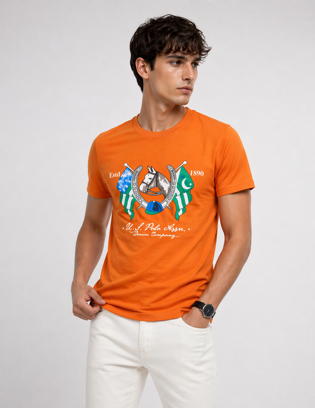 US POLO ASSN Premium Cotton Regular Fit T-Shirt