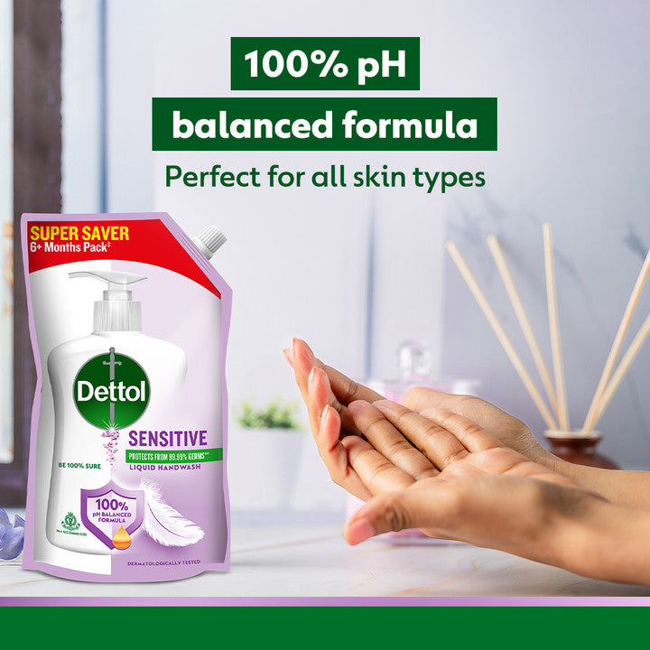 Dettol Sensitive Liquid Hand wash Refill - 675ml