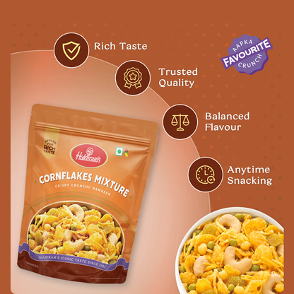 Haldiram's Cornflakes Mixture Namkeen - 400g