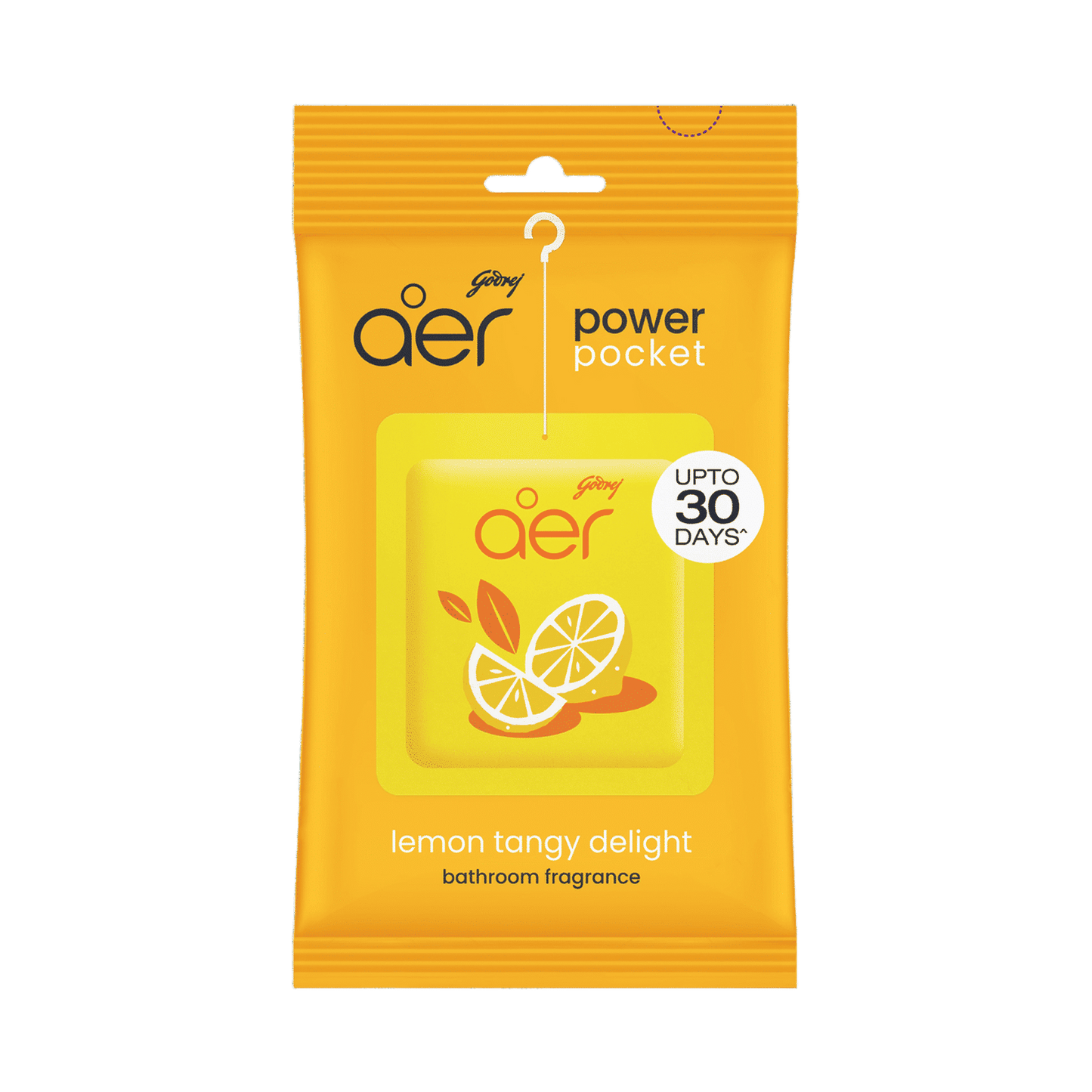Godrej Aer Power Pocket Lemon Tangy Delight Bathroom Fragrance 10 Gm