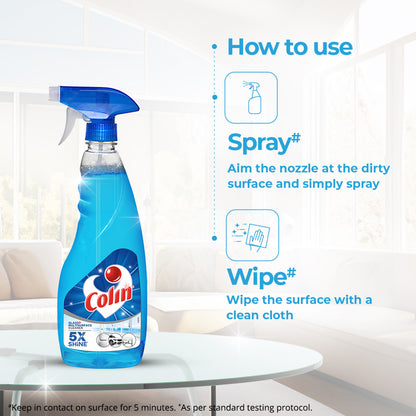 Colin Glass and Surface Cleaner Liquid Spray - 500 ml