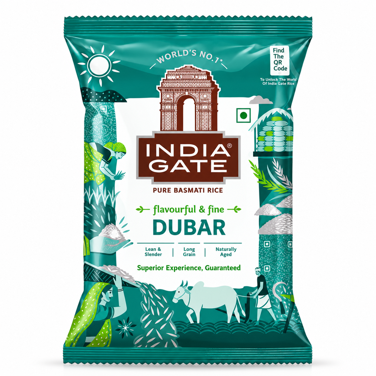 India Gate Basmati Rice Dubar - 1kg