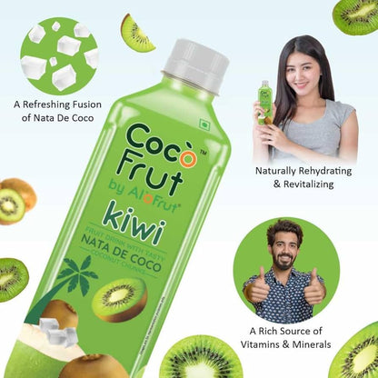 Coco Frut Kiwi Fruit Drink with Nata De Coco – 300ml