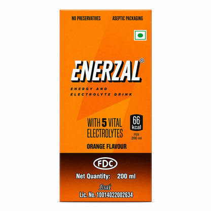 Enerzal Orange Flavour Energy Drink - 200ml