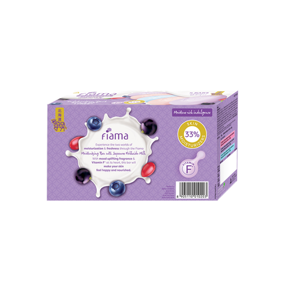 Fiama Moisturizing Soap Bars Japanese Hokkaido Milk - 625g