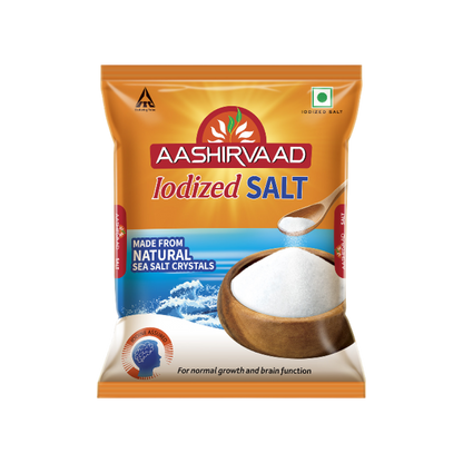 Aashirvaad Iodized Natural Salt - 1 kg