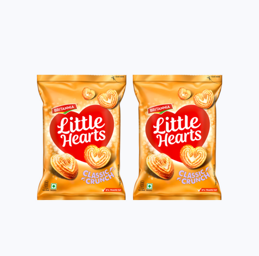 Britannia Little Hearts classic Crunch Biscuit - Pack of 2