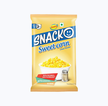 Sundrop Snack Sweet Corn - Chaat Masala : 152gm