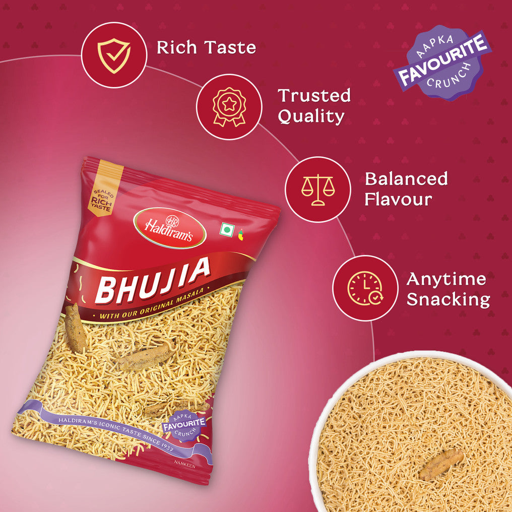 Haldiram's Besan Bhujiya - 200g